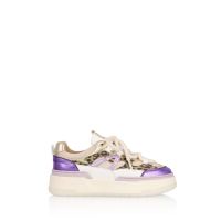 Sneaker Walton Leopard sand purple