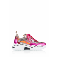 Sneaker Pluto steel/fuchsia