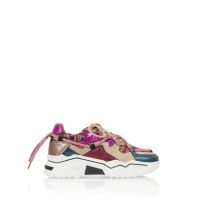 Sneaker Jupiter Tweed Beige/fuxia