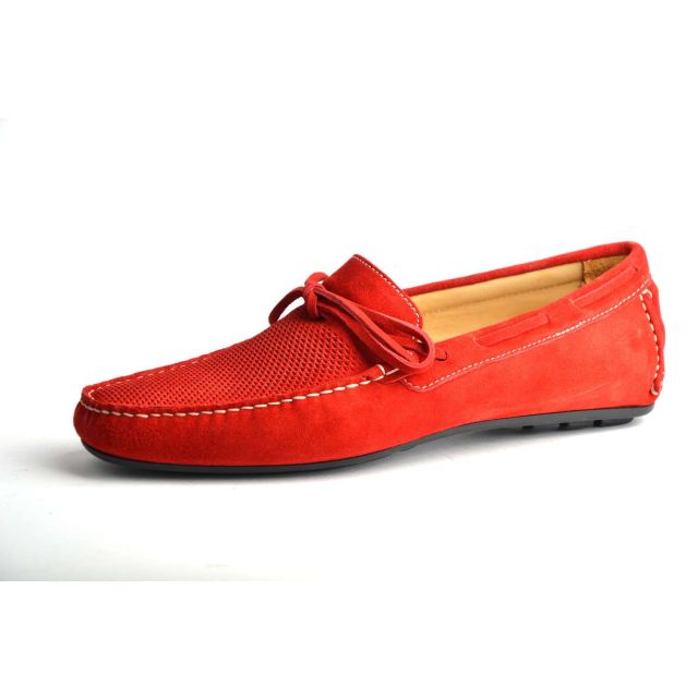 moccasin rood.