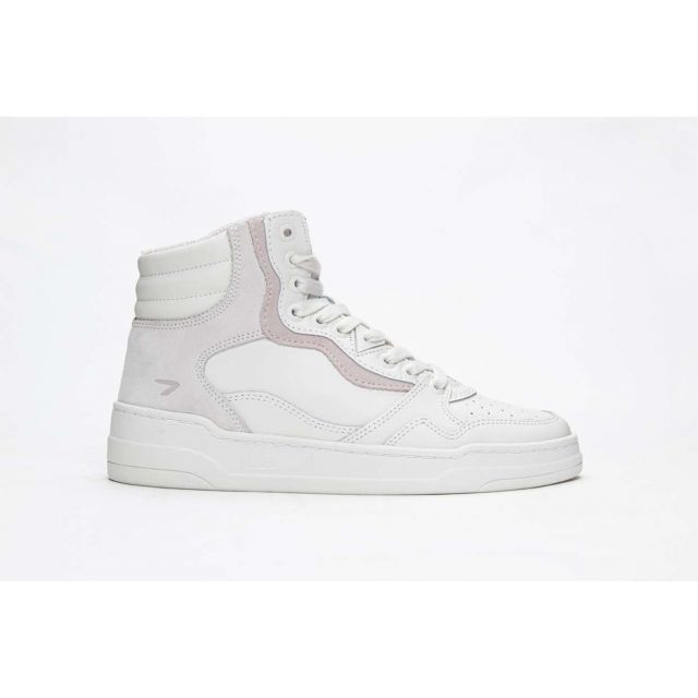 hoge sneaker Grip L68 wit / roze