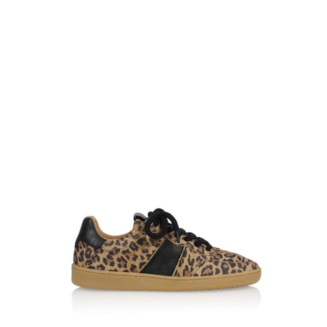 Sneaker Poona leopard cognac