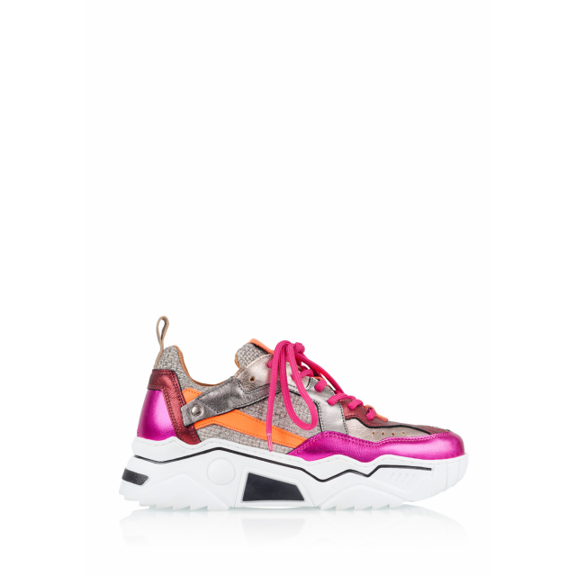 Sneaker Pluto steel/fuchsia