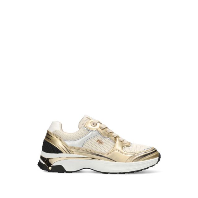Sneaker Nyxa gold/white