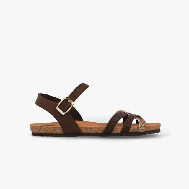 sandaal w100118 bruin