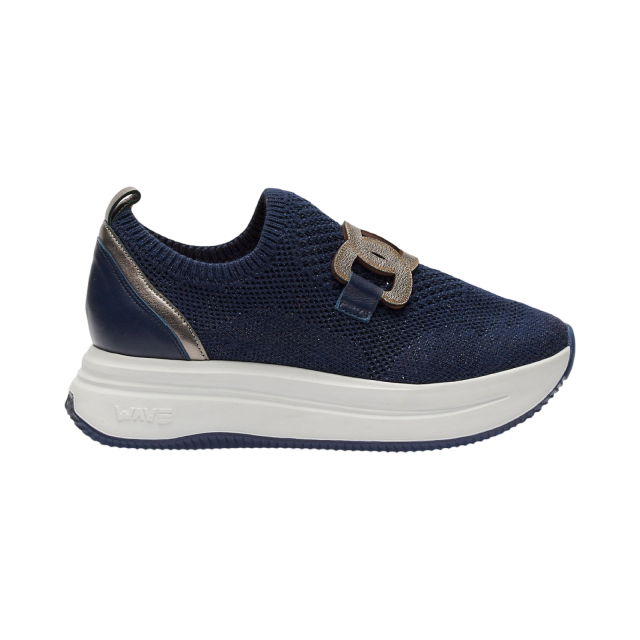 Moccasin Simone blauw